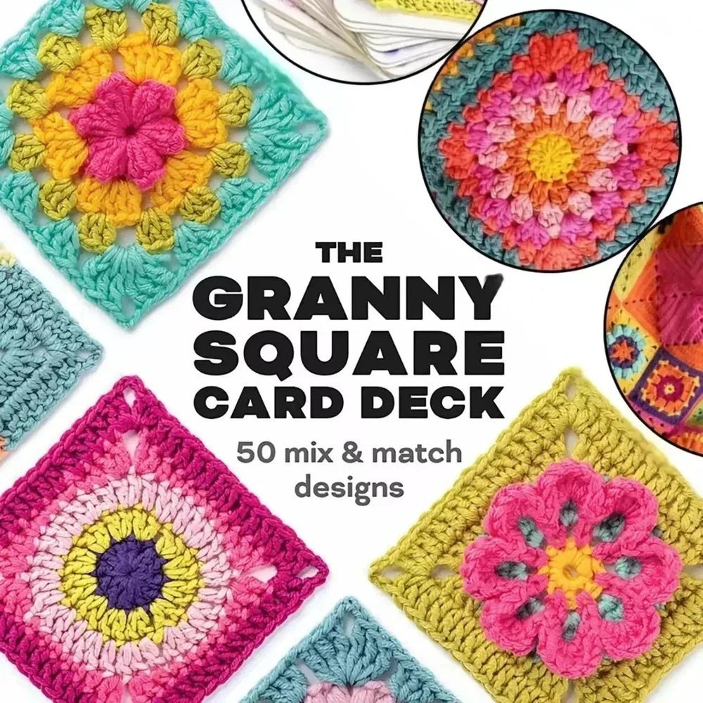 The Granny Square Card Deck - 50 Mix, Match, Design and Crochet Patterns