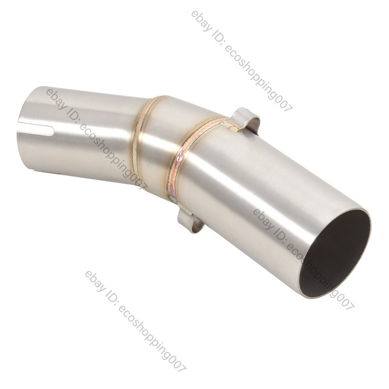 For Kawasaki ER6N ER6F EX650 ER650 2005-11 Exhaust Mid Pipe 51mm Stainless Steel