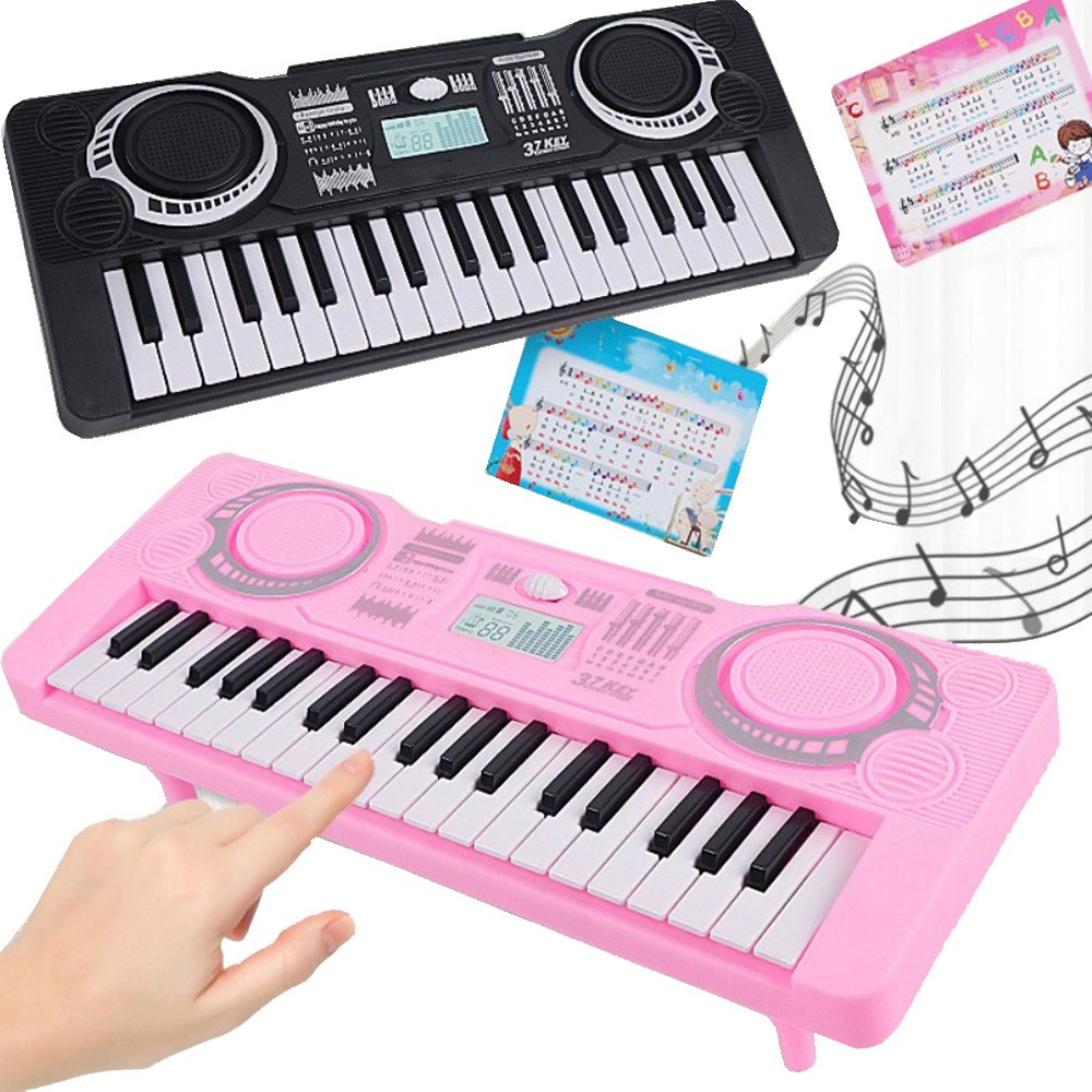 Kids Toddler Toy Piano Keyboard Mini 37Key Pianos for Kid Music Toys Instruments
