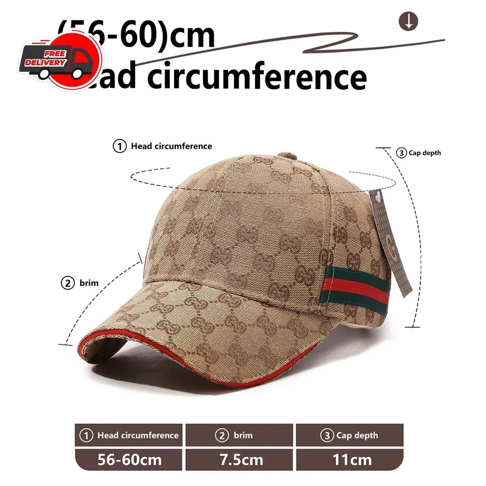 Luxury Baseball Cap Fashion Designer Outdoor Summer Travel Adjustable Casual Hat