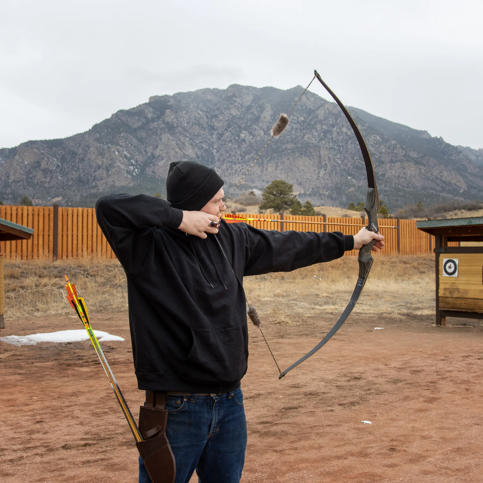 Beaver Fur Bow String Silencers - Beaver Ball - String Dampener