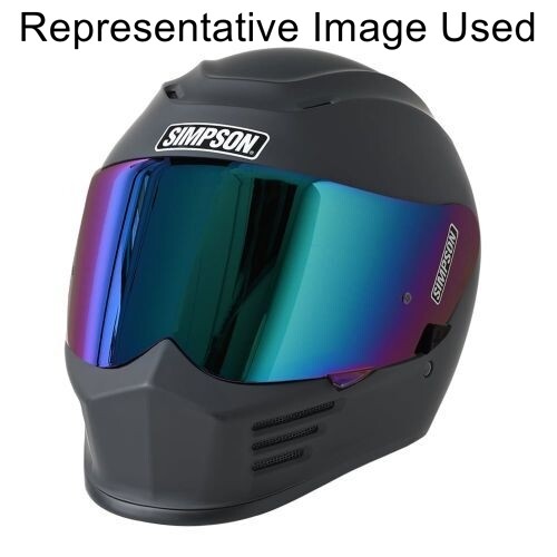 Simpson Safety SPBM3 Speed Bandit Full Helmet, Medium - Matte Black NEW