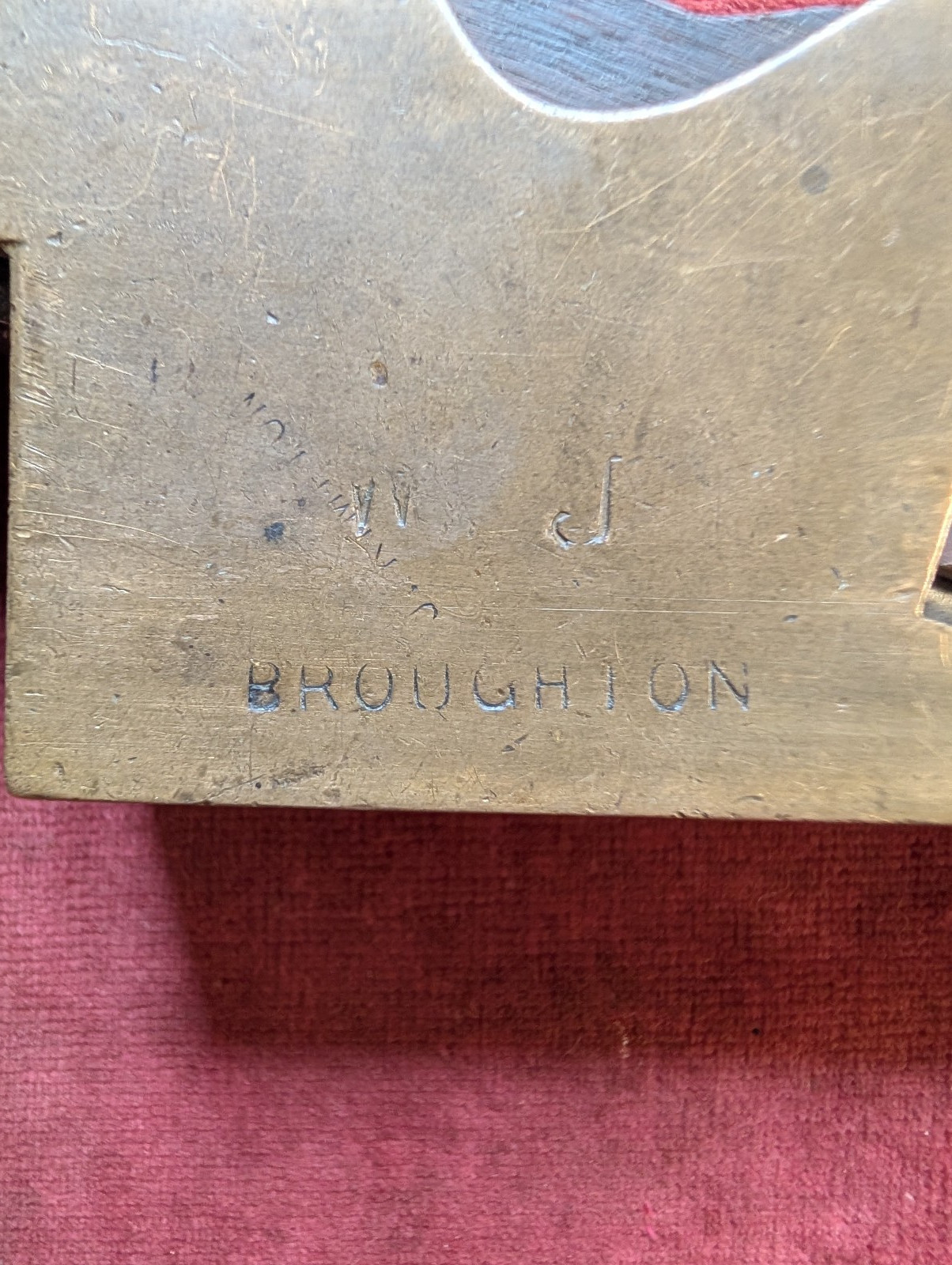 Vintage Brass Bullnose Plane (H)