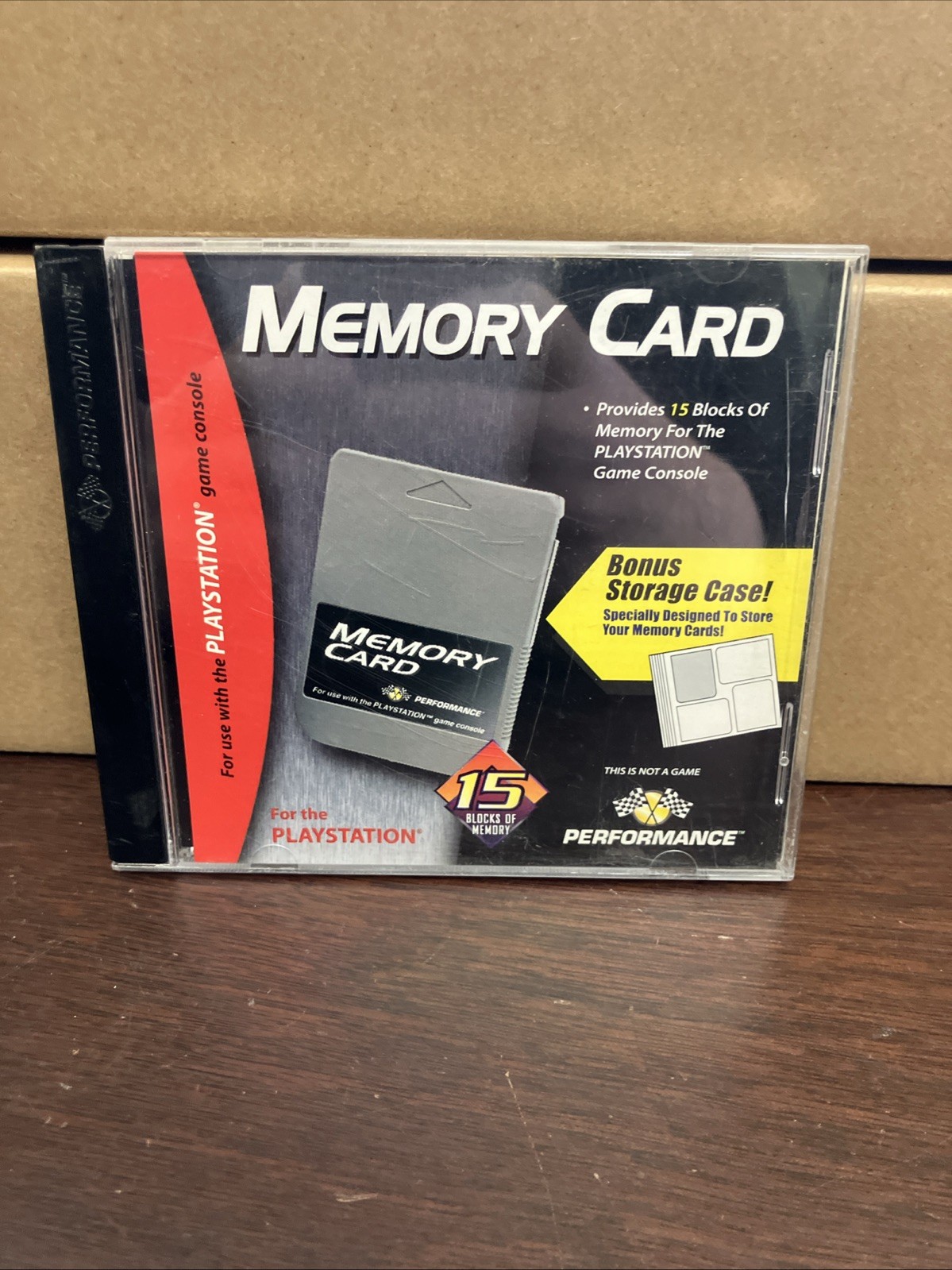 InterAct Performance Sony PlayStation 1 PS1 Memory Card Case Holder 2 Card