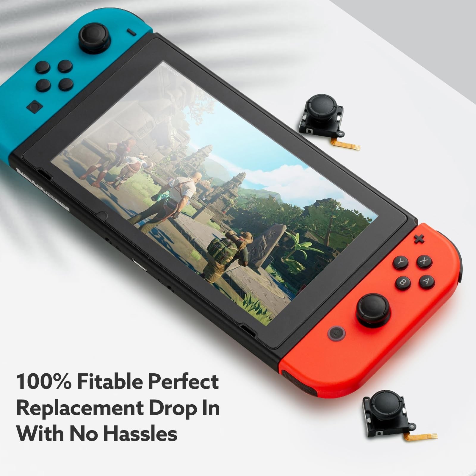 TMR Hall Effect Joystick Replacement for Switch JoyCon [2 Pack] | Precision T...