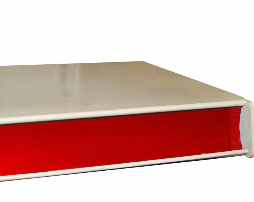 Red Price Channel Molding Strips for Gondolas- 100 pieces - 4' x 1.25"