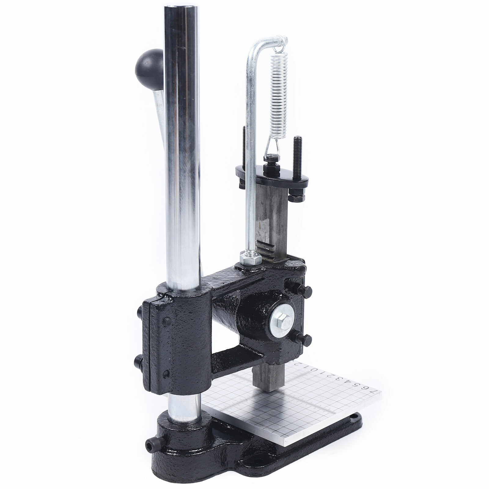 Manual Stamping Machine Puncher Tabletop Plate Punching Machine Adjustable