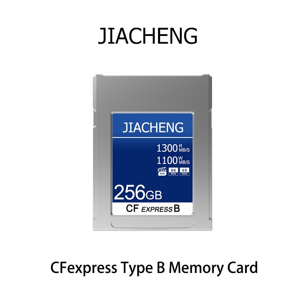 JIACHENG CFexpress Type B Memory Card 256GB For 8K 4K Fujifilm Canon Nikon