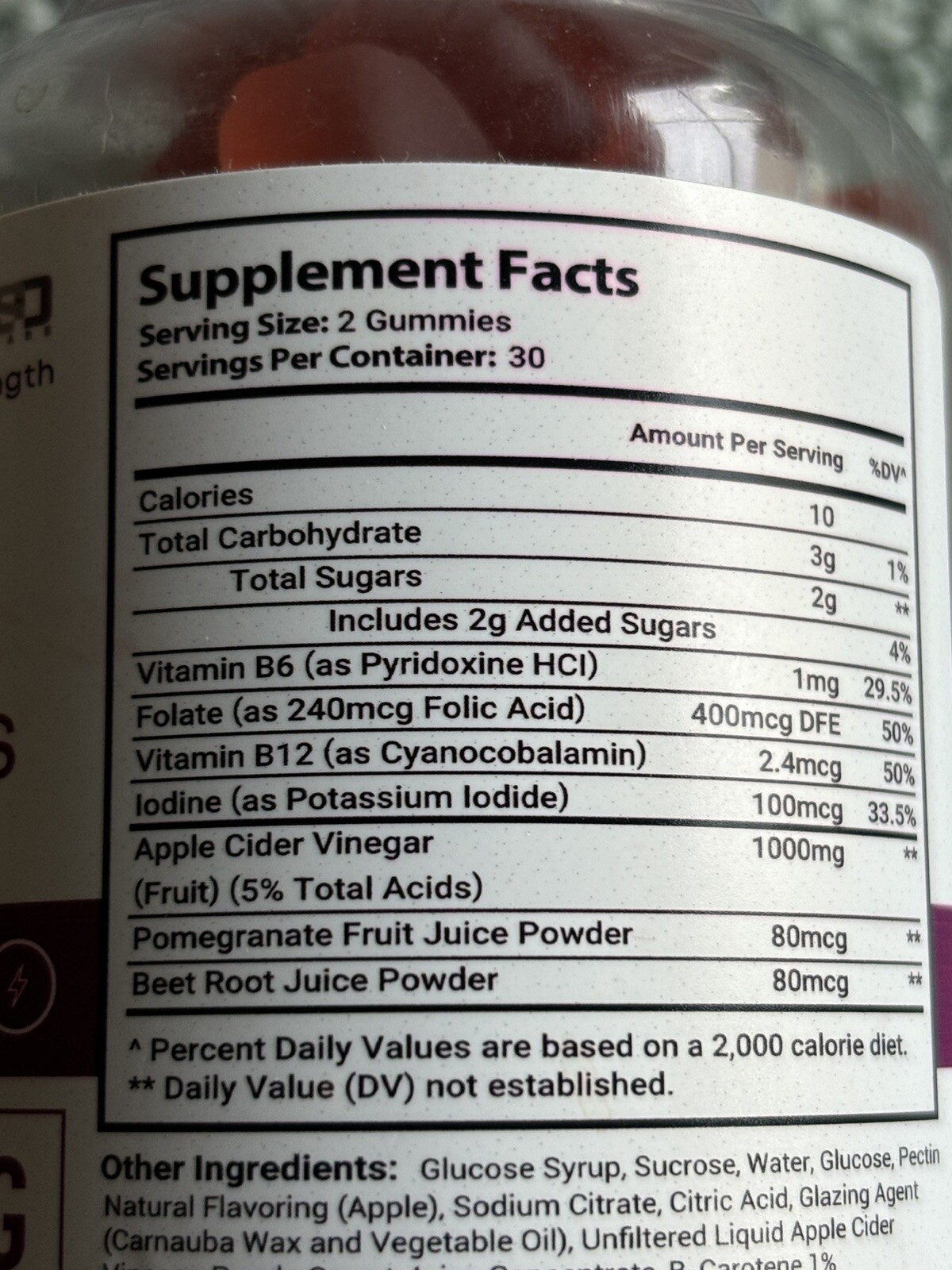 BLISS KETO+ ACV GUMMIES ~ 1000mg, 30-day supply