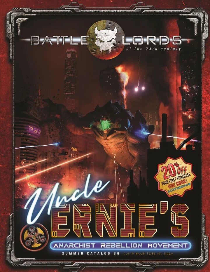 Battlelords of the 23rd Century RPG: Uncle Ernie's ARM Summer Catalog