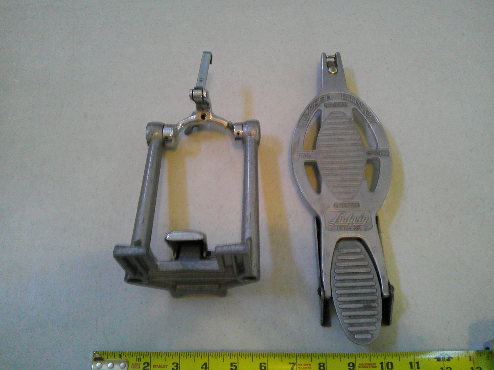 VINTAGE RARE LUDWIG SPEEF KING FOOTBOARD 1970’S BASS DRUM PEDAL AS IS FOR PARTS