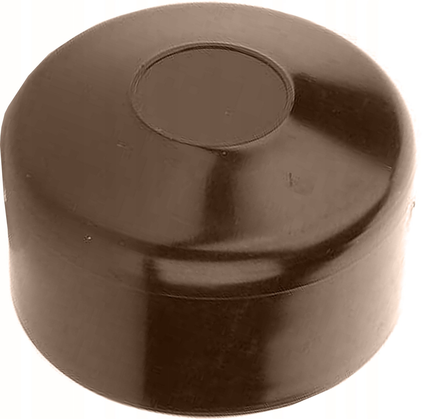Fence post cap round 42 mm fence caps brown-post cap pyramid round