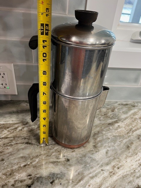 Vintage Revere Ware Copper Clad Drip Coffee Maker