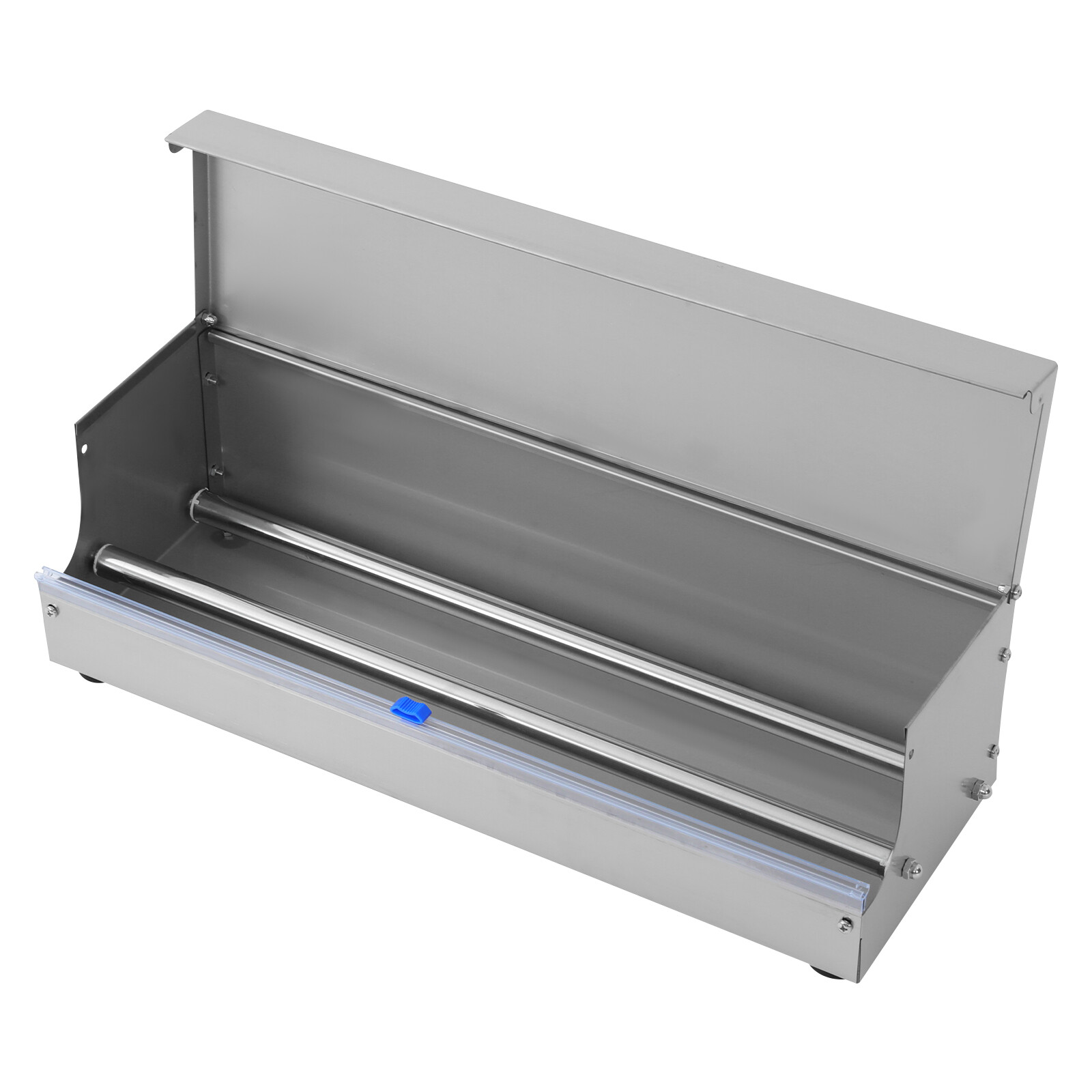 Manual Food Wrap Film Dispenser Stretch Film Packing Wrapper for 9.8-17.7" Width