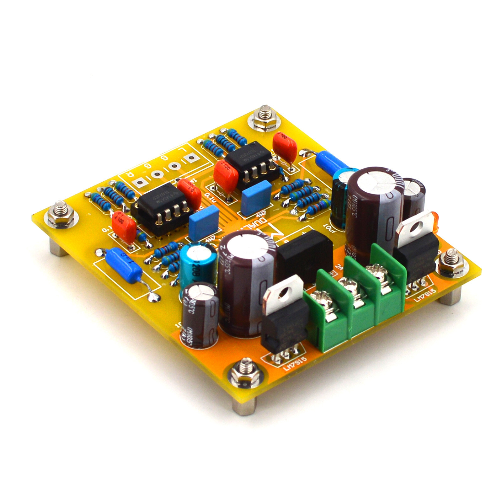 1pc Dual-OP Phono Amplifier(MM) RIAA Finished Board
