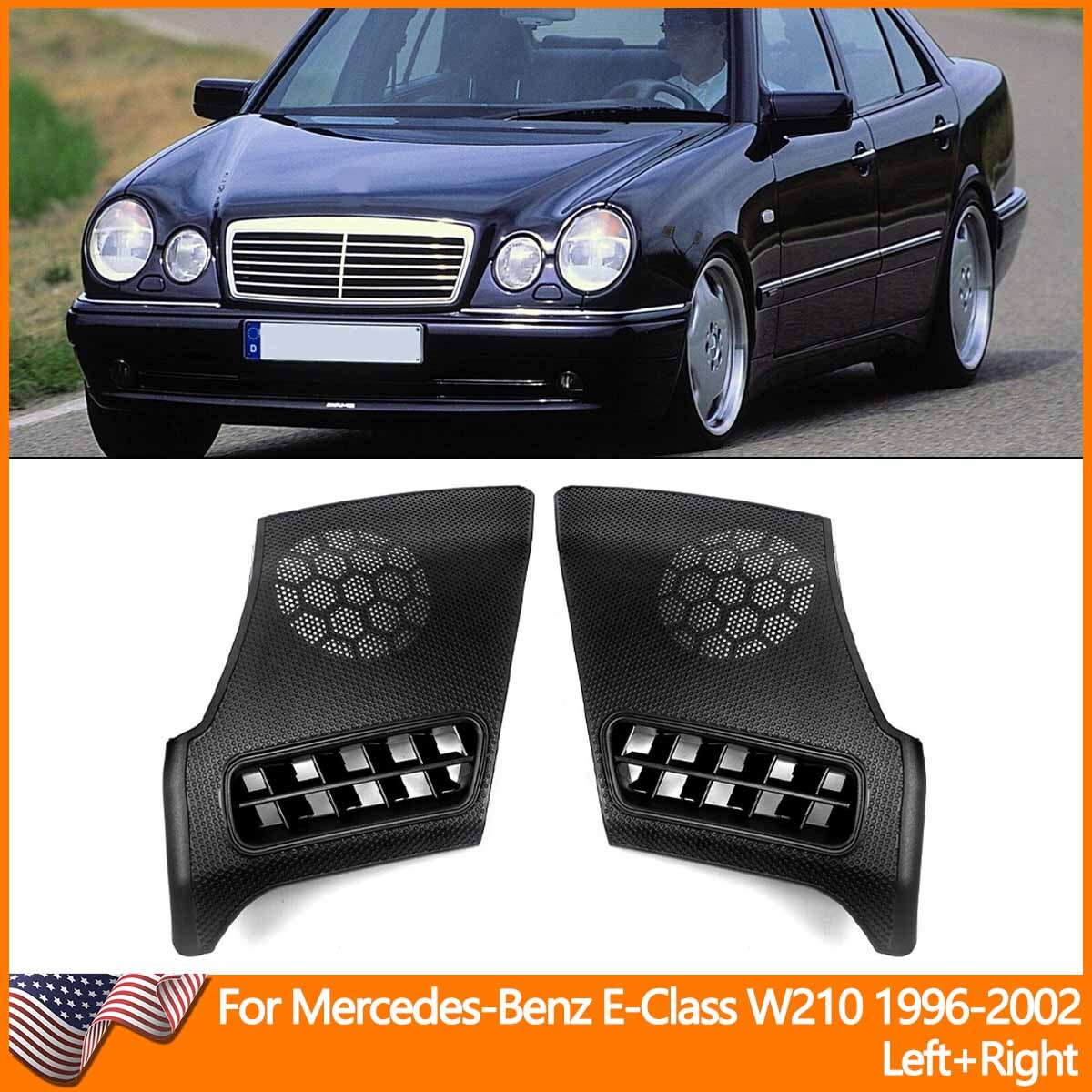 For Mercedes-Benz W210 E320 E430 Front Dash Vent Speaker Grill Cover Trim 1Pair