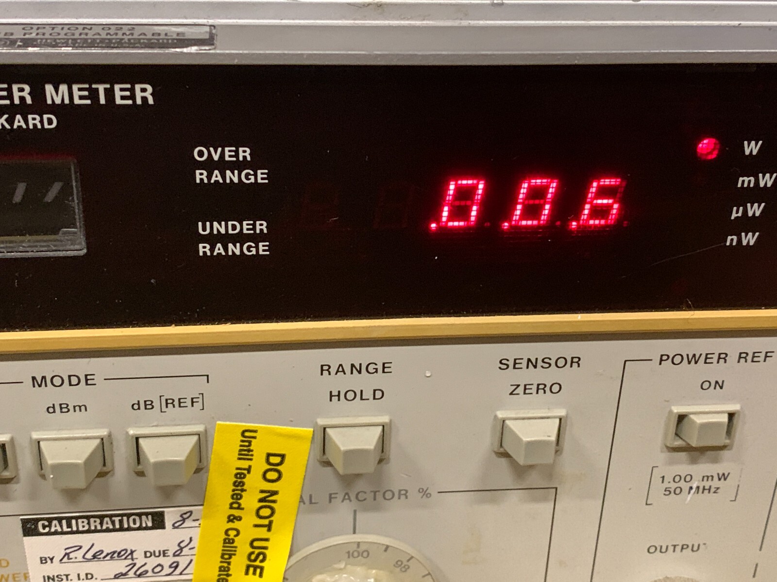 HP 436A Power Meter