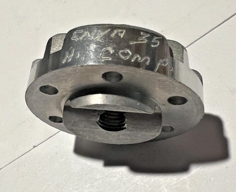 VINTAGE NOS - ENYA 35 MODEL - HIGH COMPRESSION HEAD - CL OR RC ENGINE