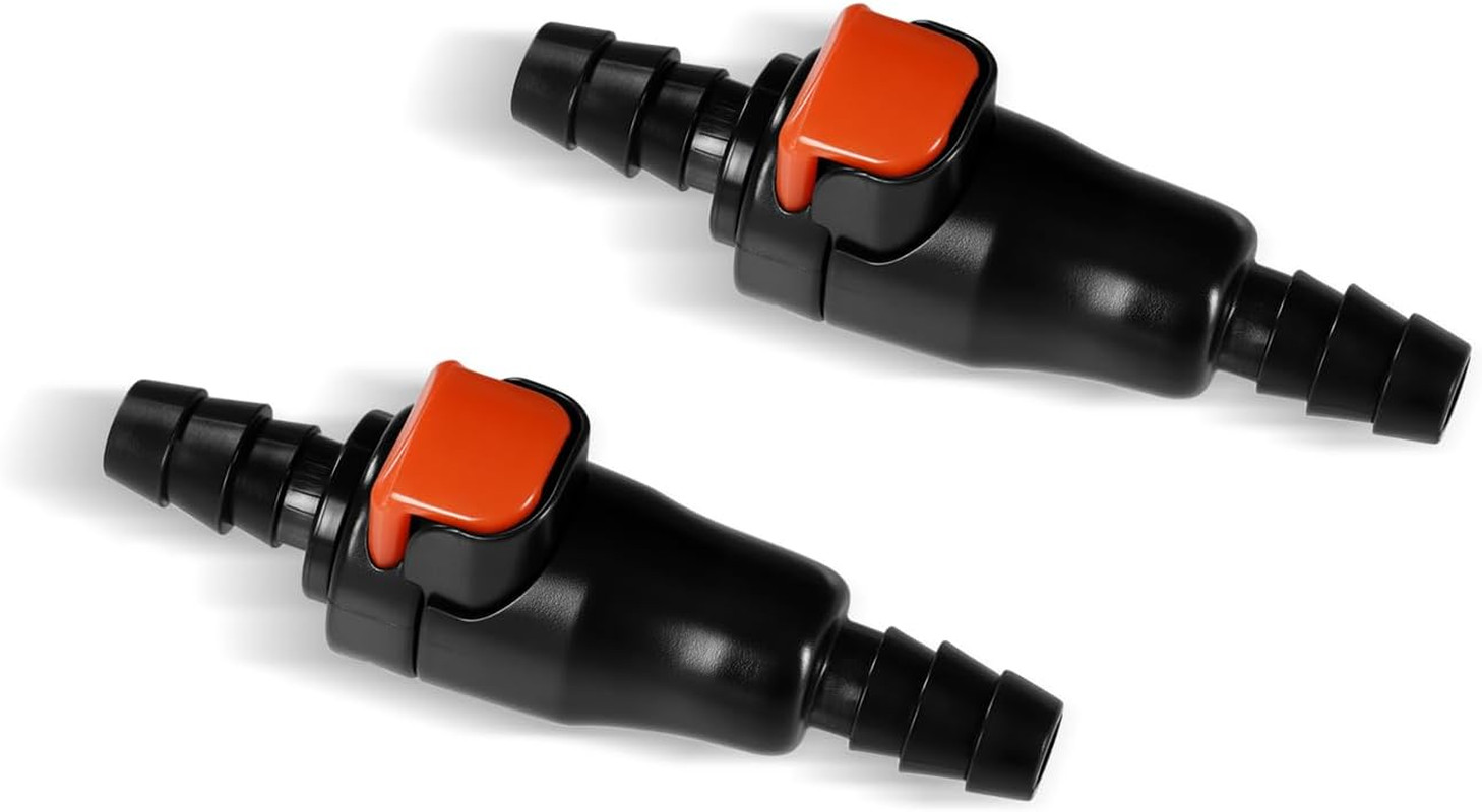 2-Pack Quick Connect  for Hydration Bladders, Fits 1/4" Inner Dimension Tubing f