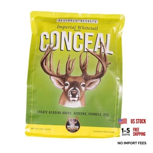 Conceal Deer Food Plot Seed for Spring Planting - Provides 7 lbs (.25 acre)