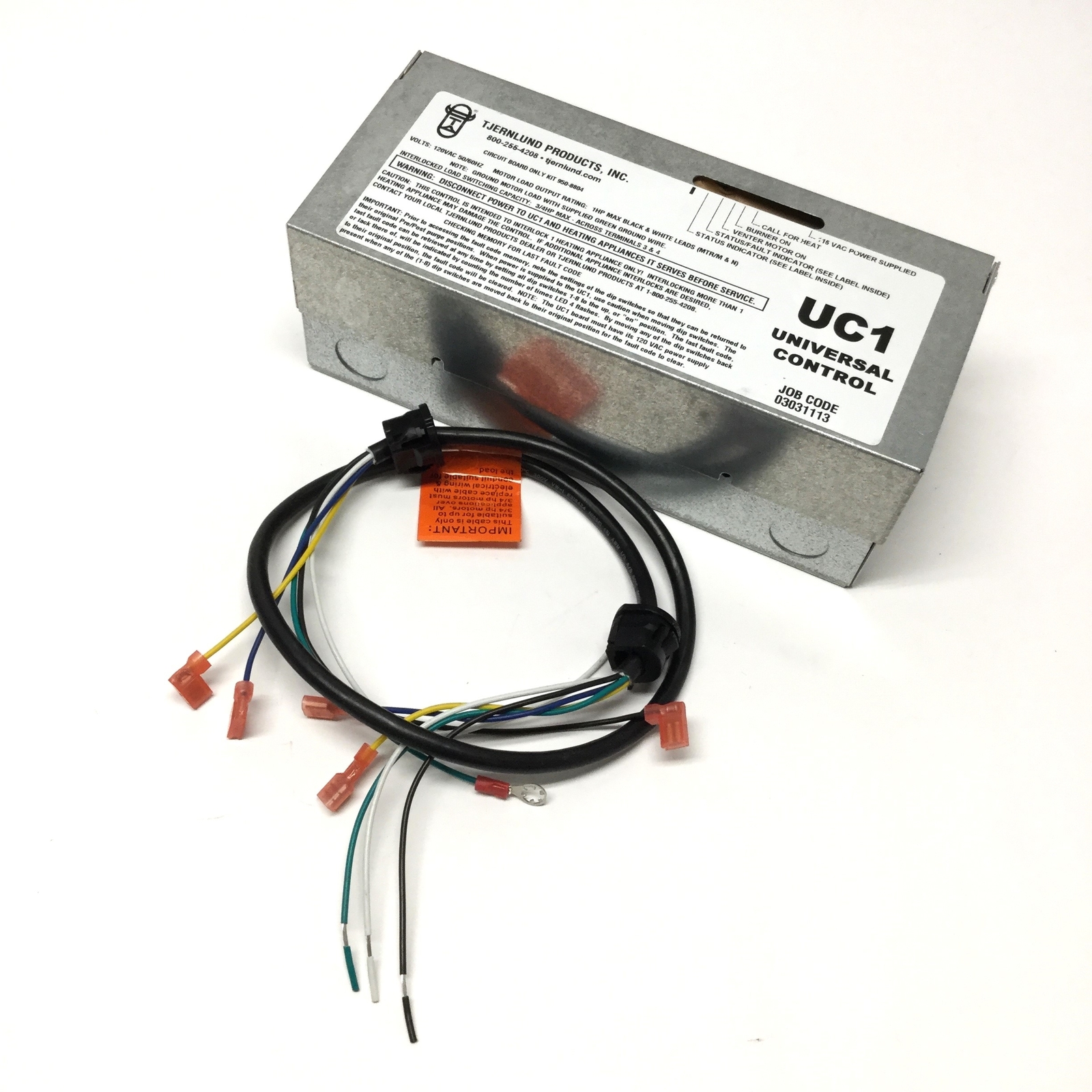 Tjernlund UC1 Universal Interlock Control Module 120VAC 50/60Hz, 3/4HP Max