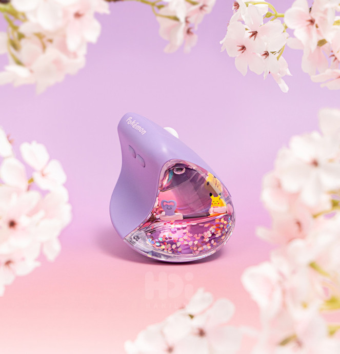 Pokemon Ditto Vertical Wireless Mouse Bluetooth 2.4G Ergonomic RGB Mouse