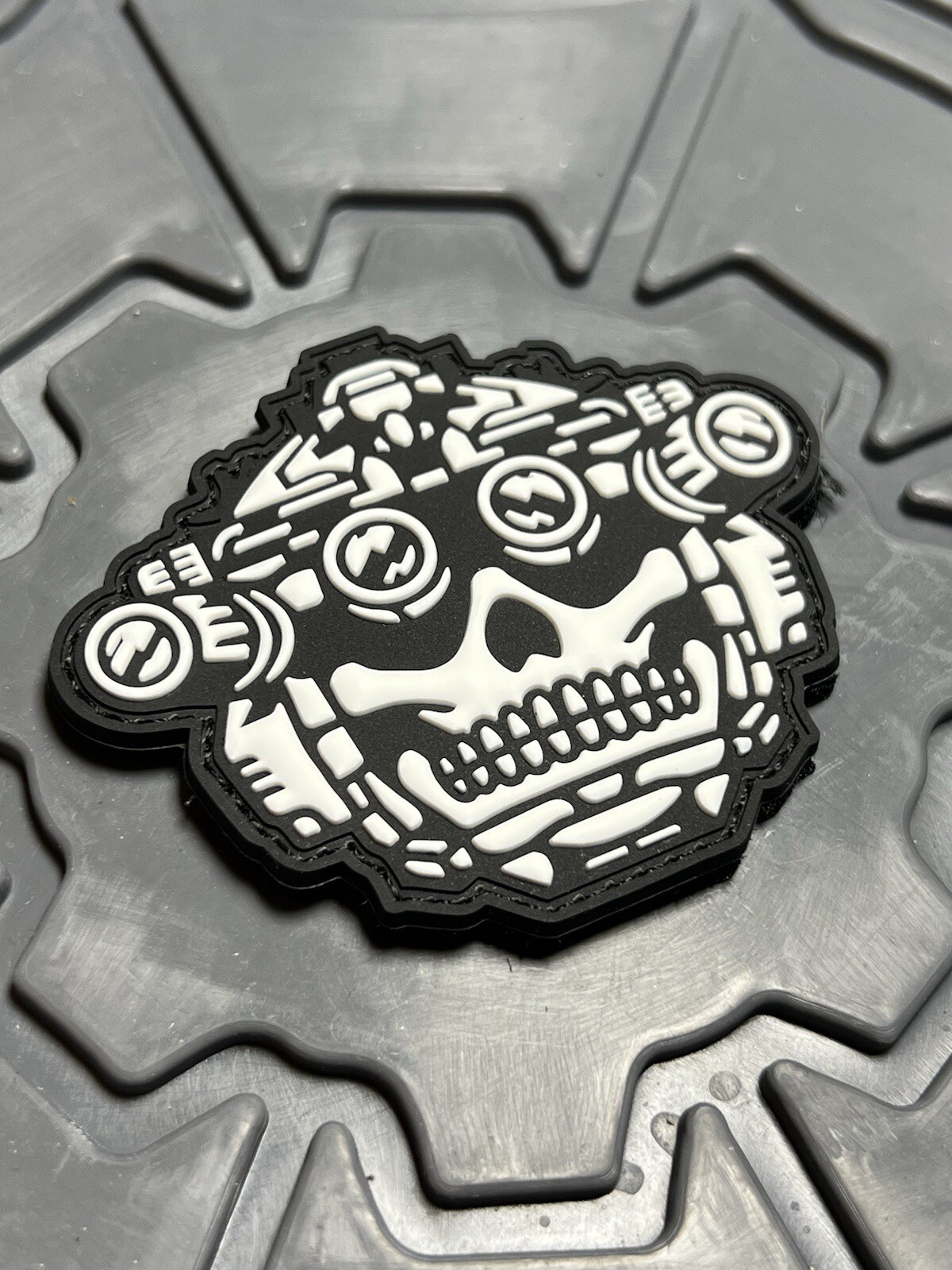 Two Sierra “NODs Sugar Skull” Black & White Variant Patch