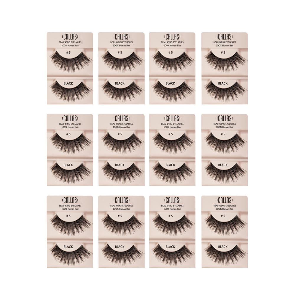 Callas Beau Wing Eyelashes #5 1pair x 12sets