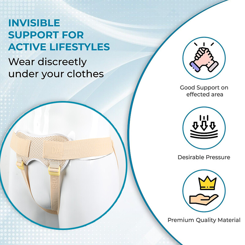 Medical Hernia Support Belt Inguinal Groin Truss Brace For Men Women Pain Relief