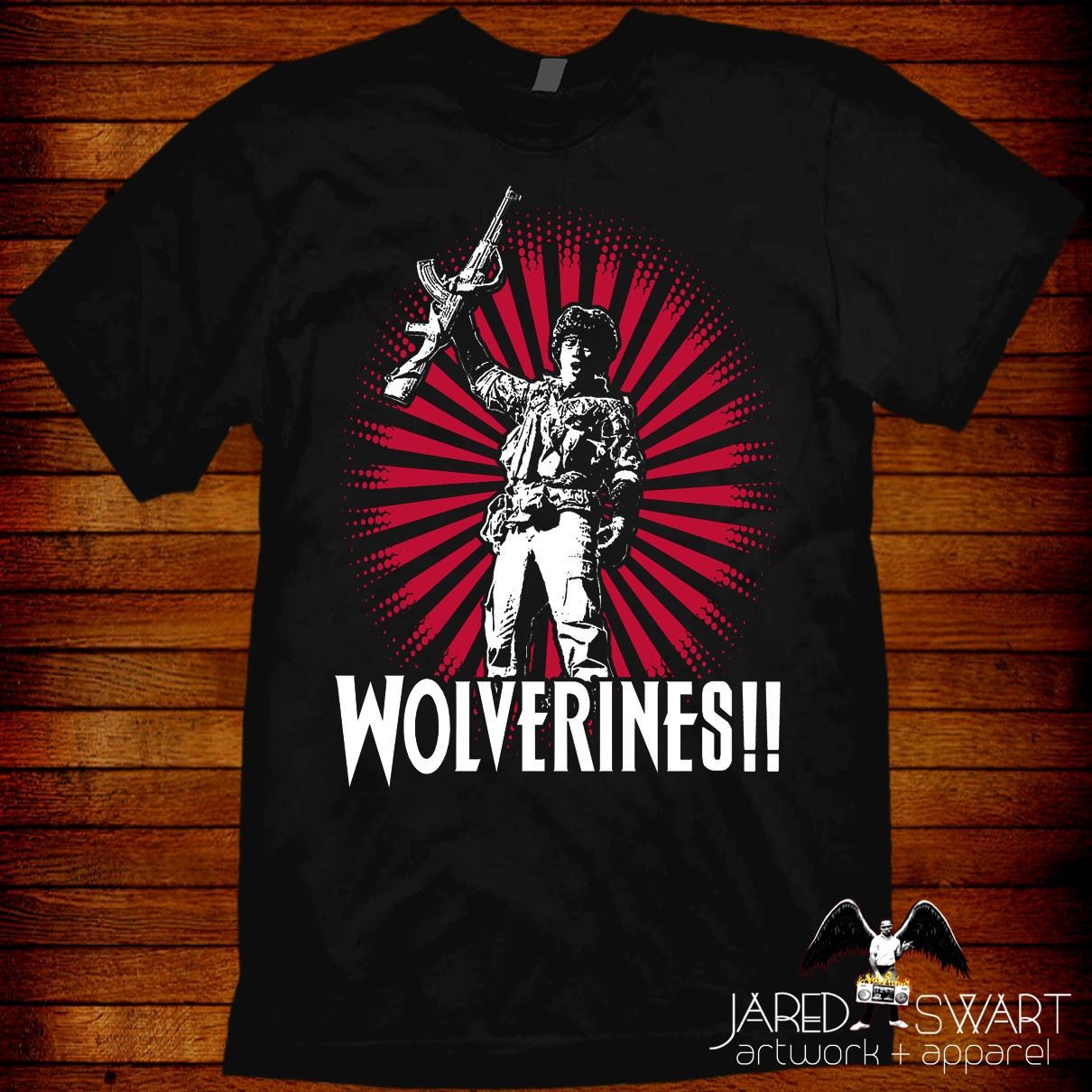 Red Dawn T-Shirt Wolverines! Red Dawn 1984 80s movie  S M L XL 2XL 3XL 4XL 5XL