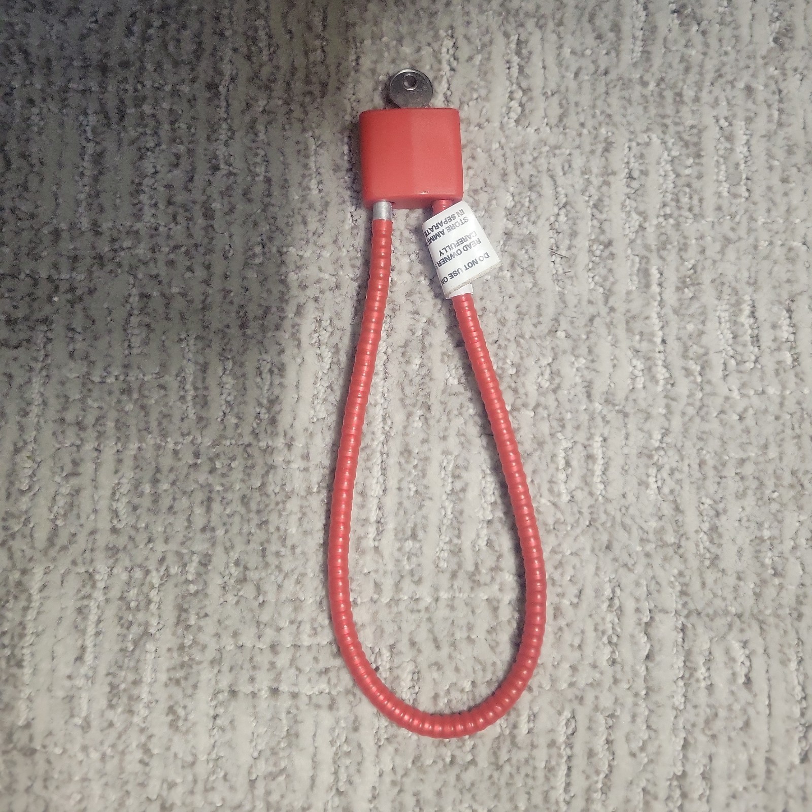 Red Cable Gun Safety Lock - Regal R15LC1