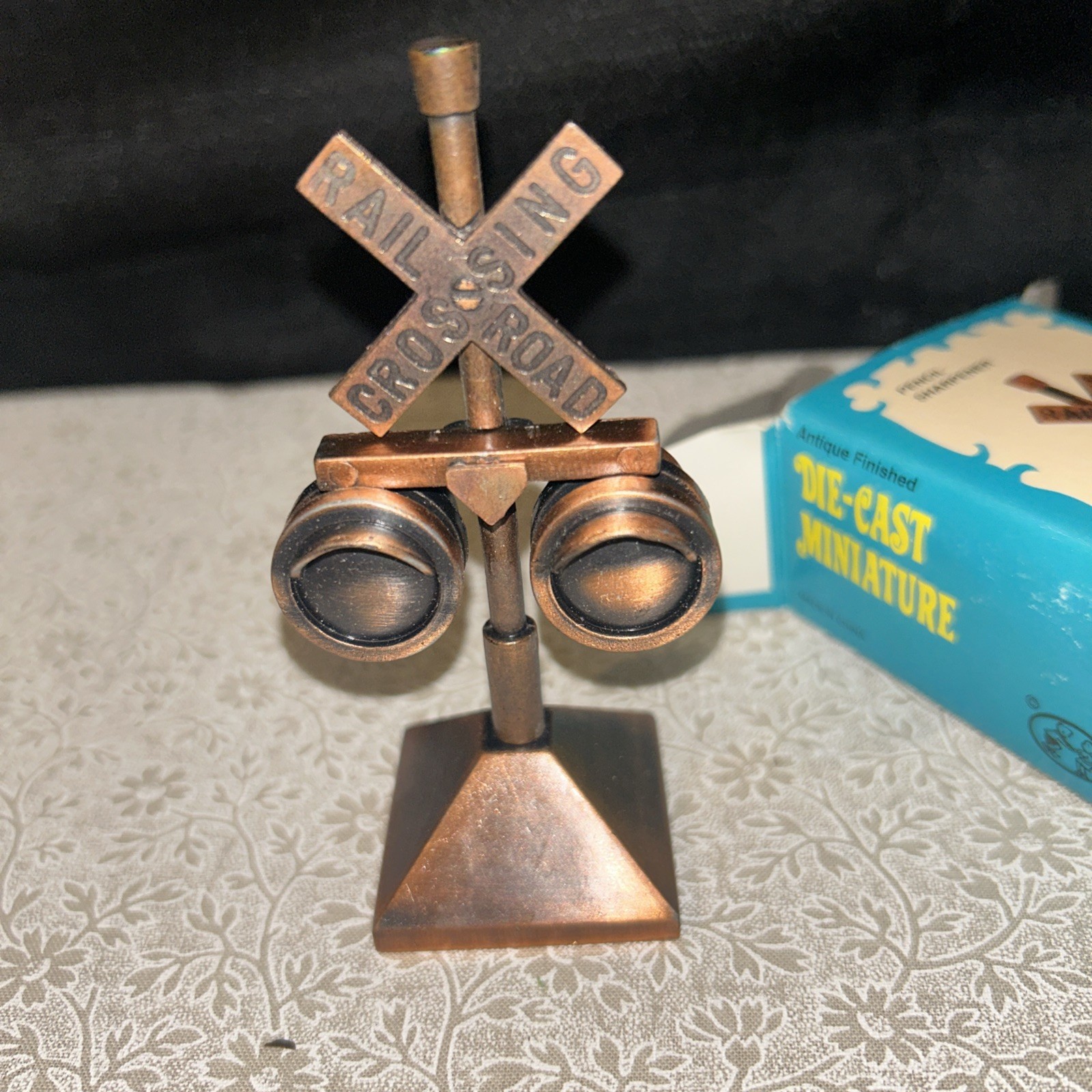 vintage die cast miniature pencil sharpener