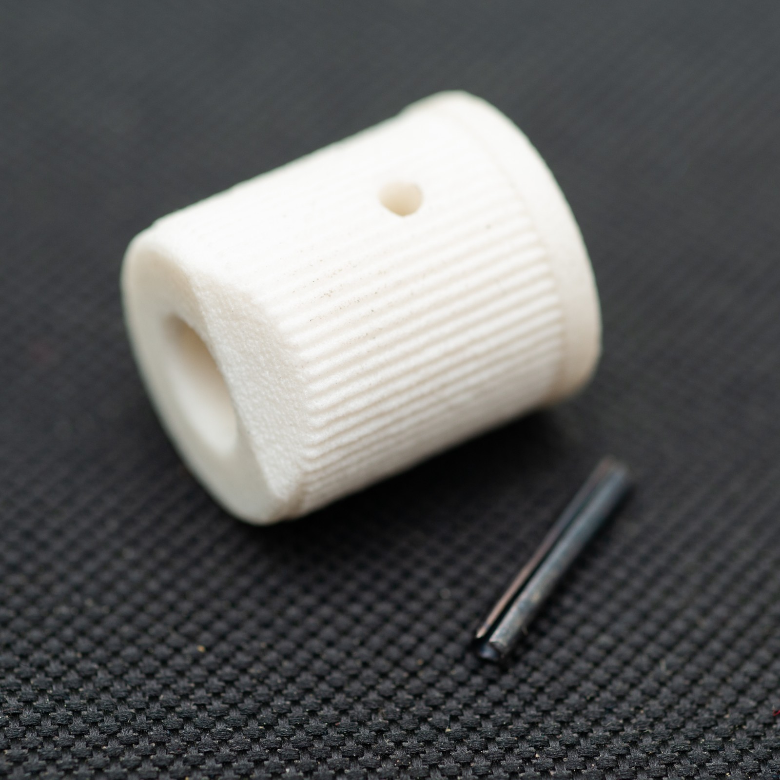 French MAS 49 MAS 49/56 Bolt Handle Knob with Roll Pin - White