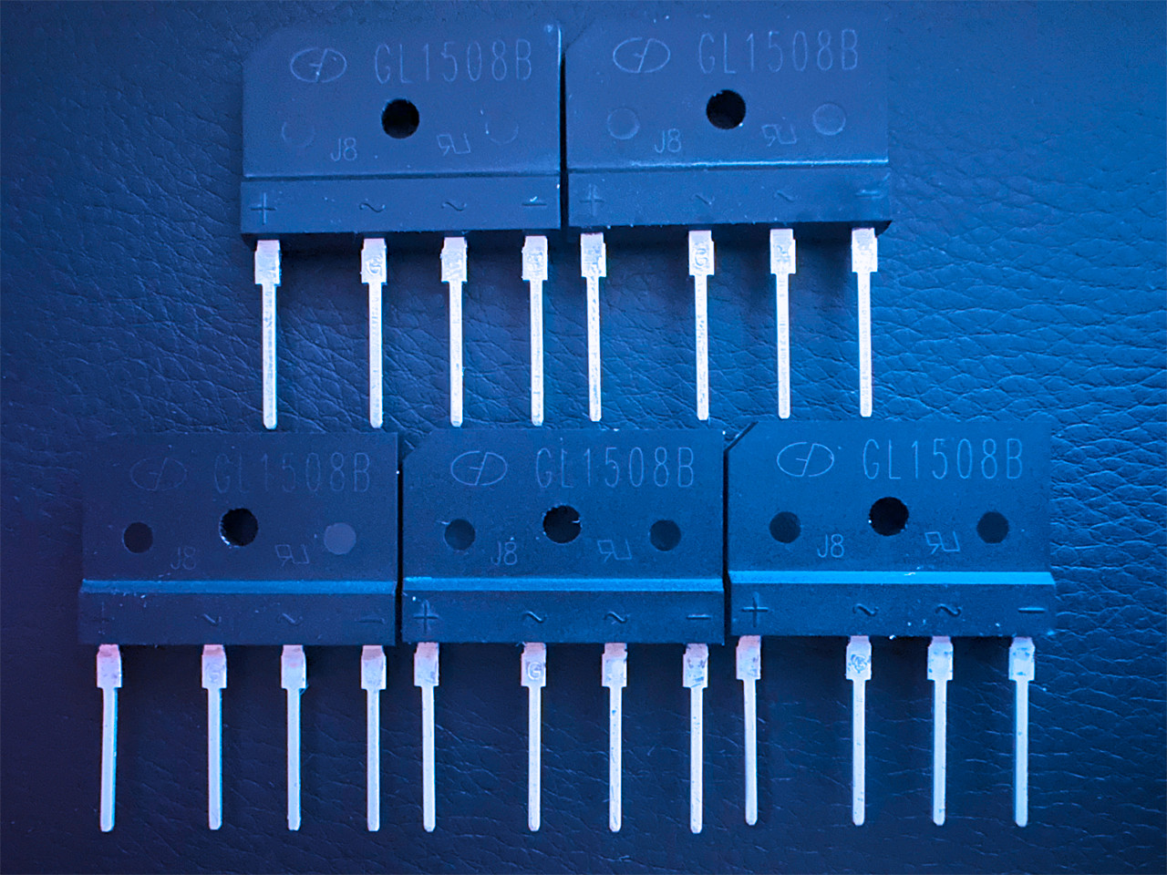 5Pcs GL1508B SECOS Glass Passivated Bridge Rectifier 1-Ph 800V 15A GBJ