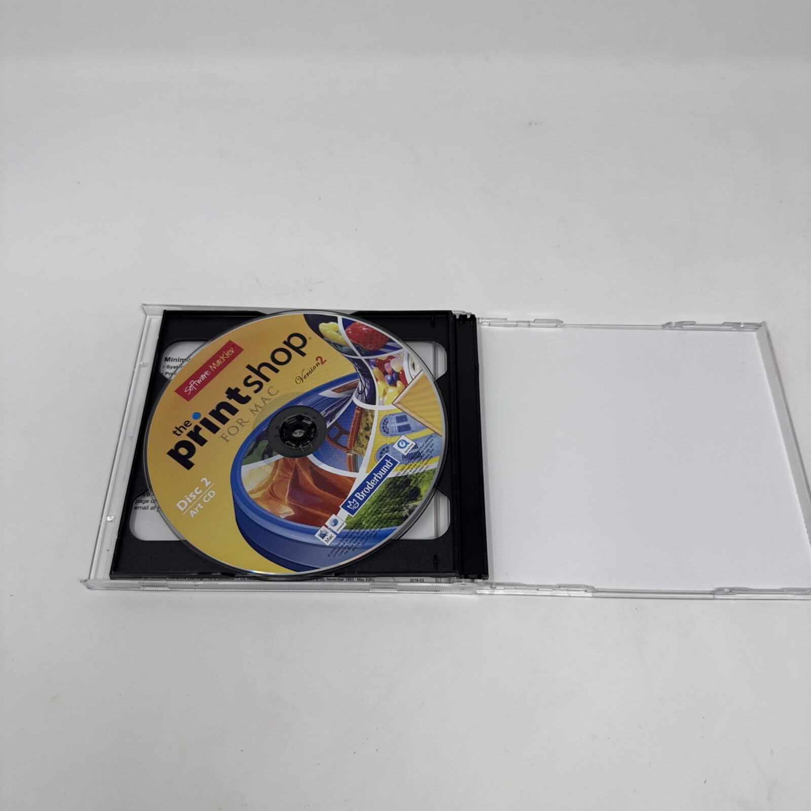 Broderbund - The Print Shop for Mac Version 2 Software Mackiev Mac OS