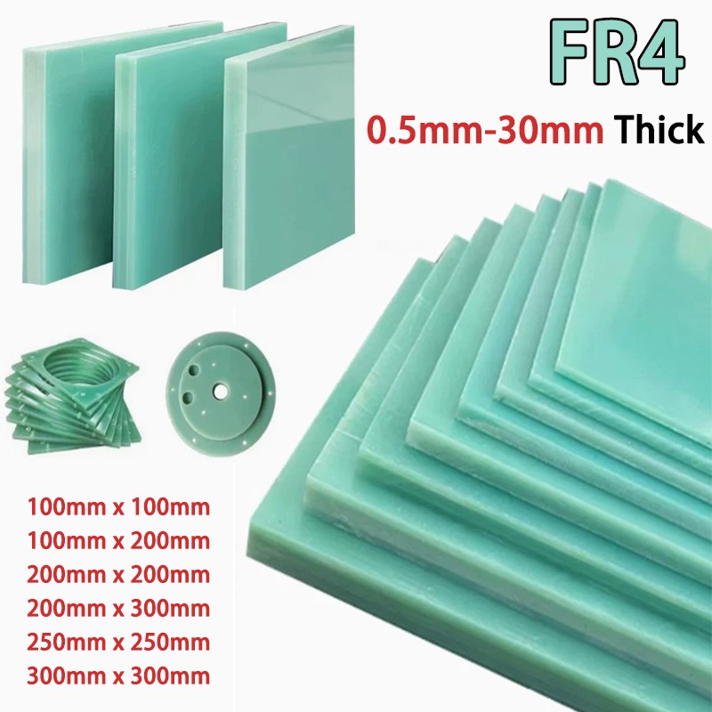 Epoxy Glass Fibre Sheet FR4 Glassfibre Plate 0.5mm ~ 30mm Thickness Resin Board