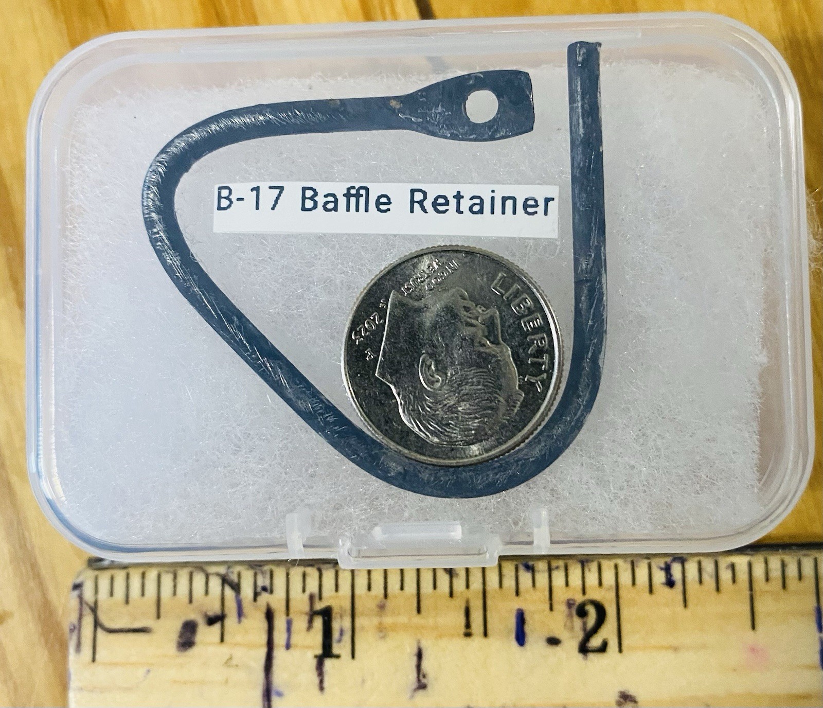 WW2 B-17 Wreckage Relic,Baffle Retainer,Aircraft Engine