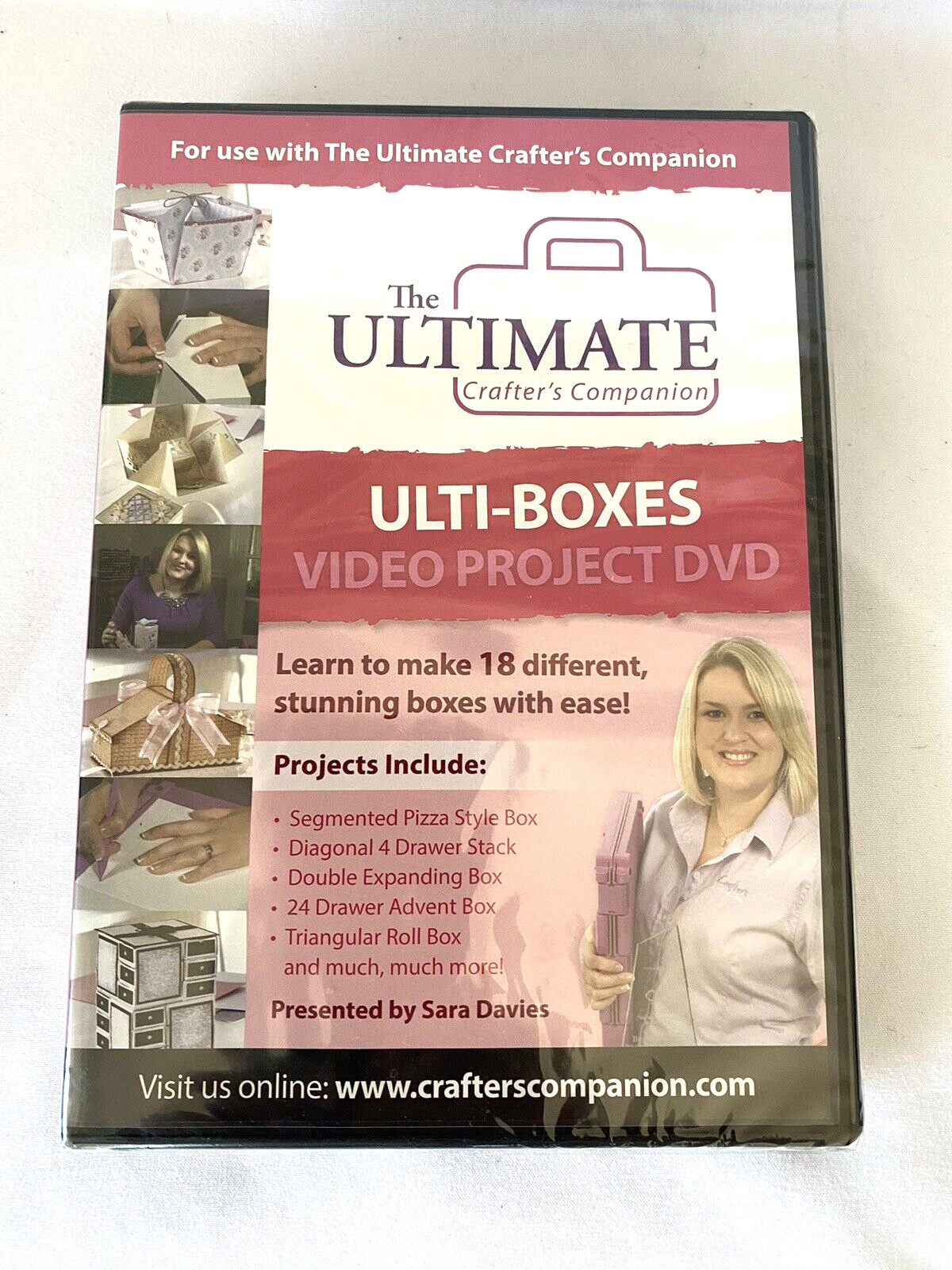 The Ultimate Crafter's Companion Ulti-Boxes Video Project DVD - New Sealed