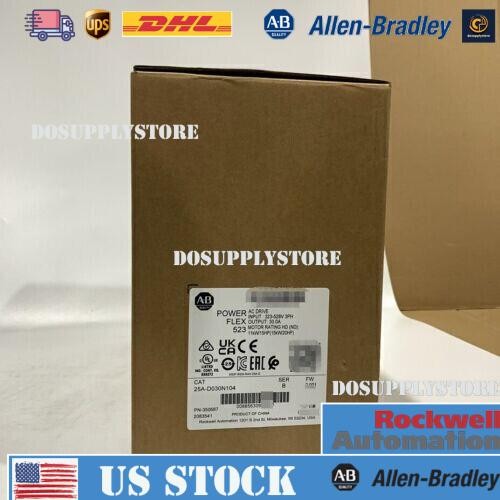 AB 25A-D030N104 PowerFlex 523 15kW (20Hp) AC Drive New Sealed Fast Shipping