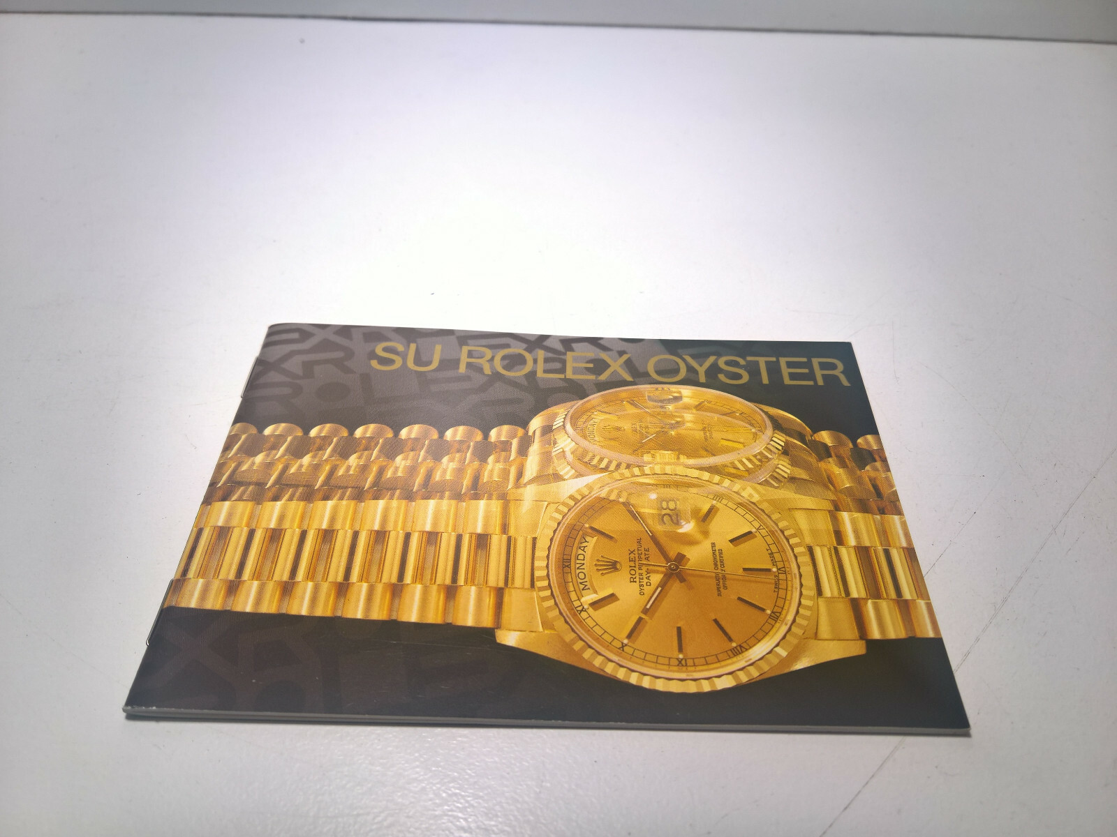 ULTRA RARE ON ROLEX OYSTER BOOKLET 1992 SPANISH