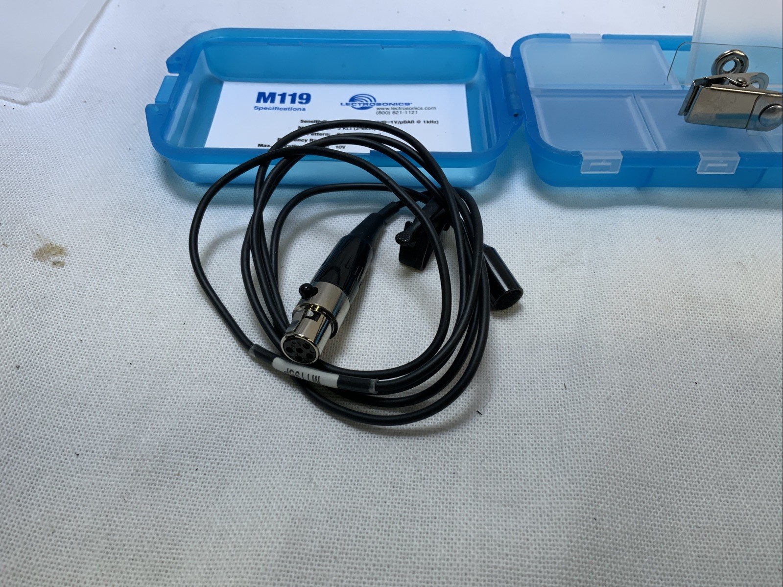 Lectrosonics M119/5P Omnidirectional Lavalier Microphone with TA5F Connection