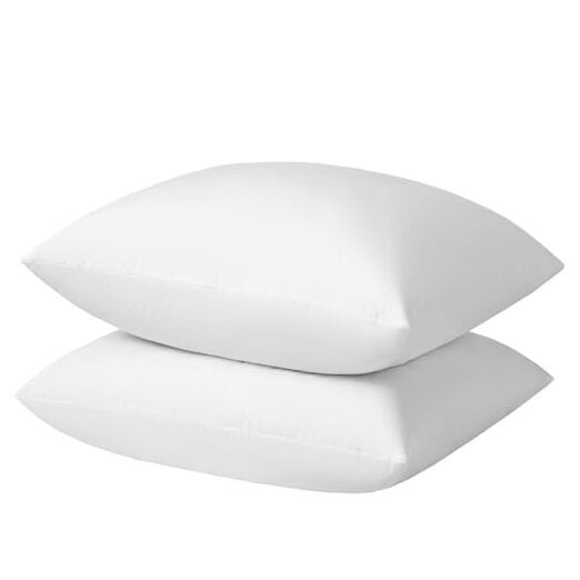 Euro Pillow Inserts inchs - Feather and Down Fill - Cotton Fabric - Set 30x30