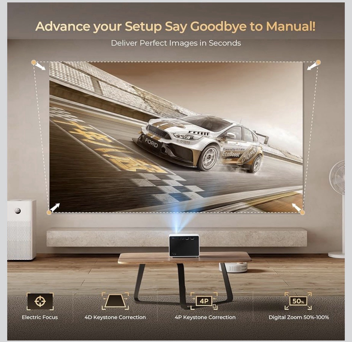 Kogata YG291 Netflix Licensed Smart Projector