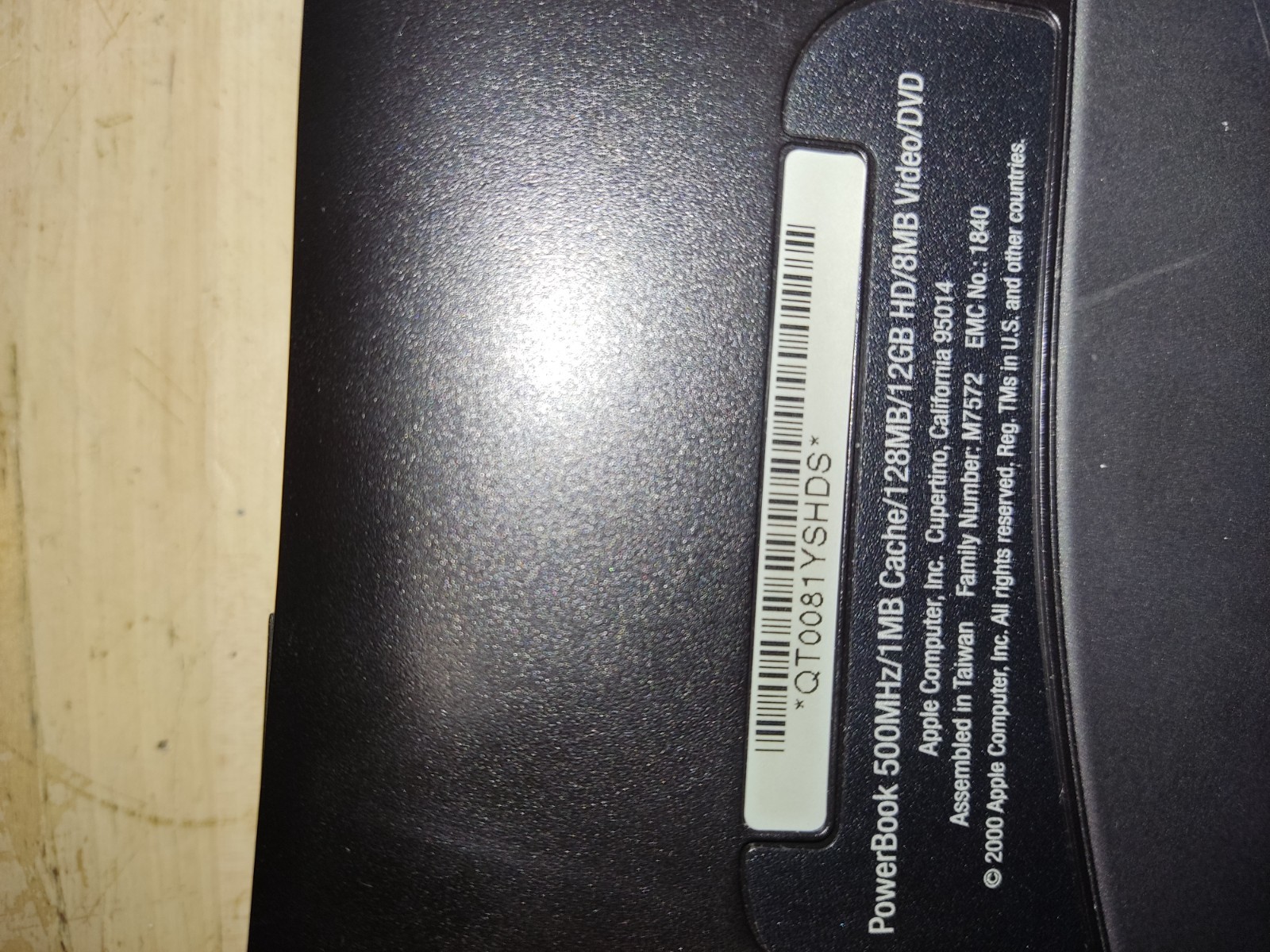 Apple PowerBook 500MHZ