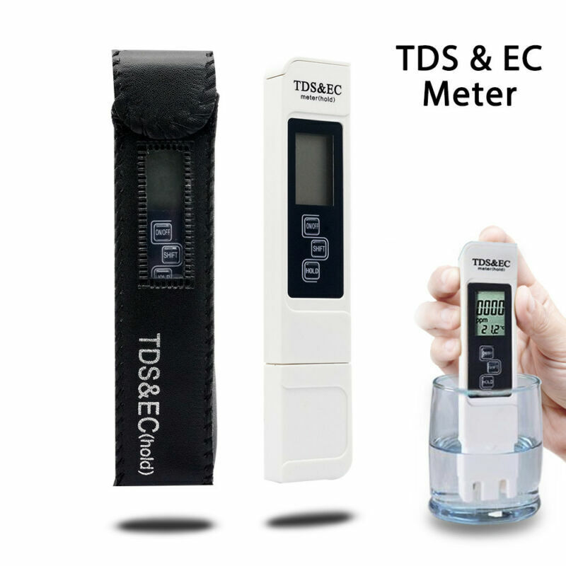 TDS EC Detector Portable Pen Tester Digital Water Resist Meter Lab Test PH Meter