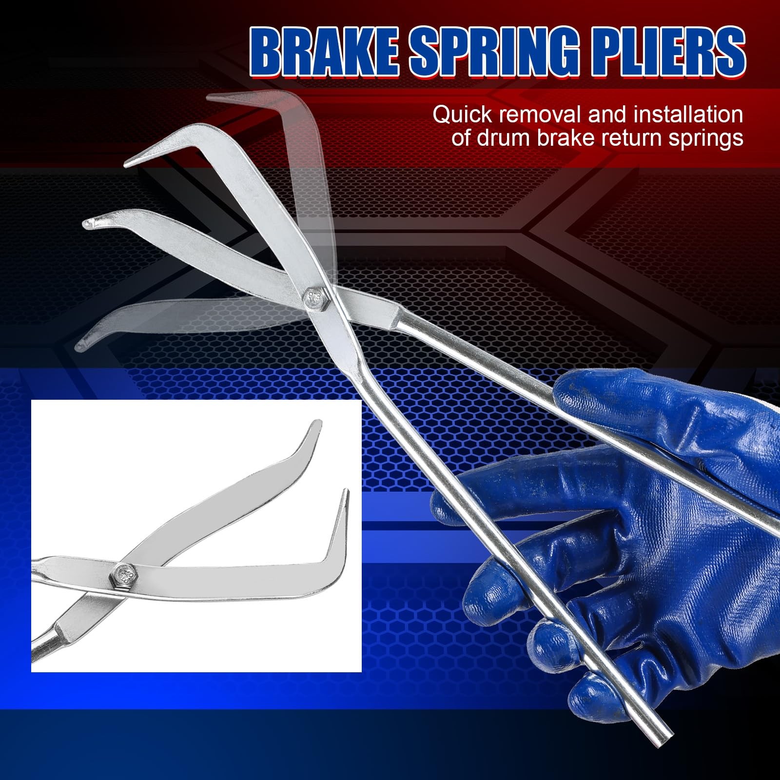 NYXOVA 8PCS Drum Brake Tool Kit, Spoon Set with Spring...