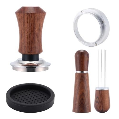 Espresso Accessories Kit,Spring Loaded Calibrated Espresso Tamper,Wdt Tool 51mm