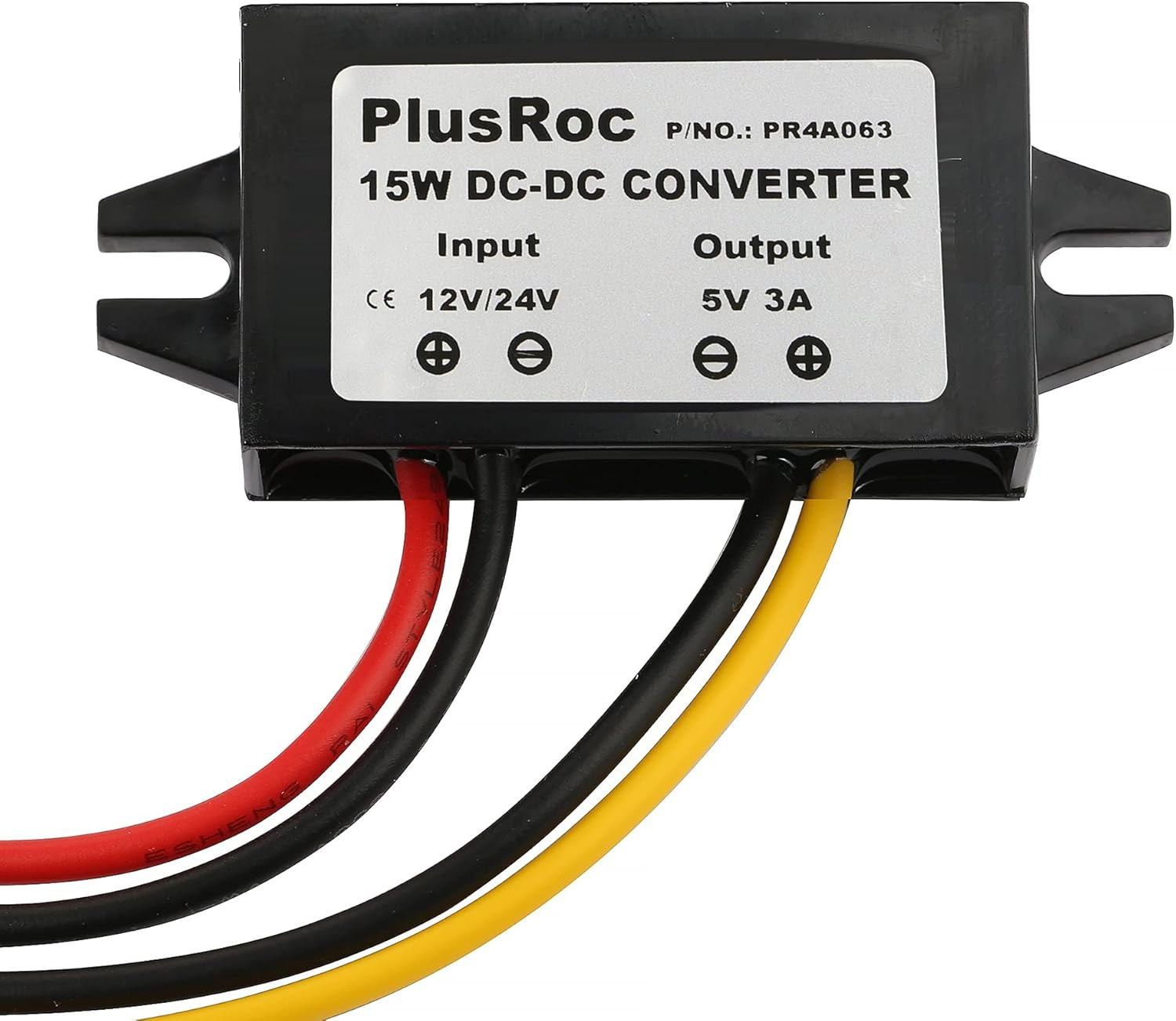 Plusroc Waterproof 12V/24V to 5V Converter DC-DC Step down Module Power Adapter