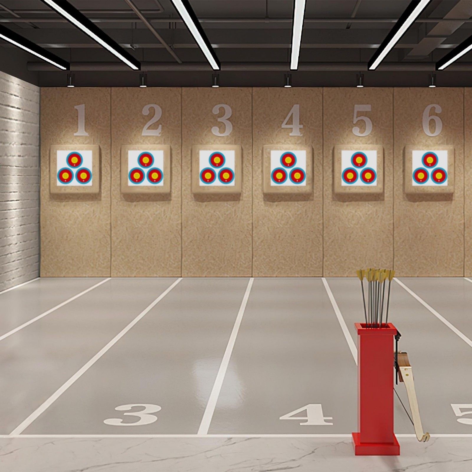 3 Spot Archery Targets Paper - 30/50pcs, Includes Target Pins, Bow & Arrow Pract