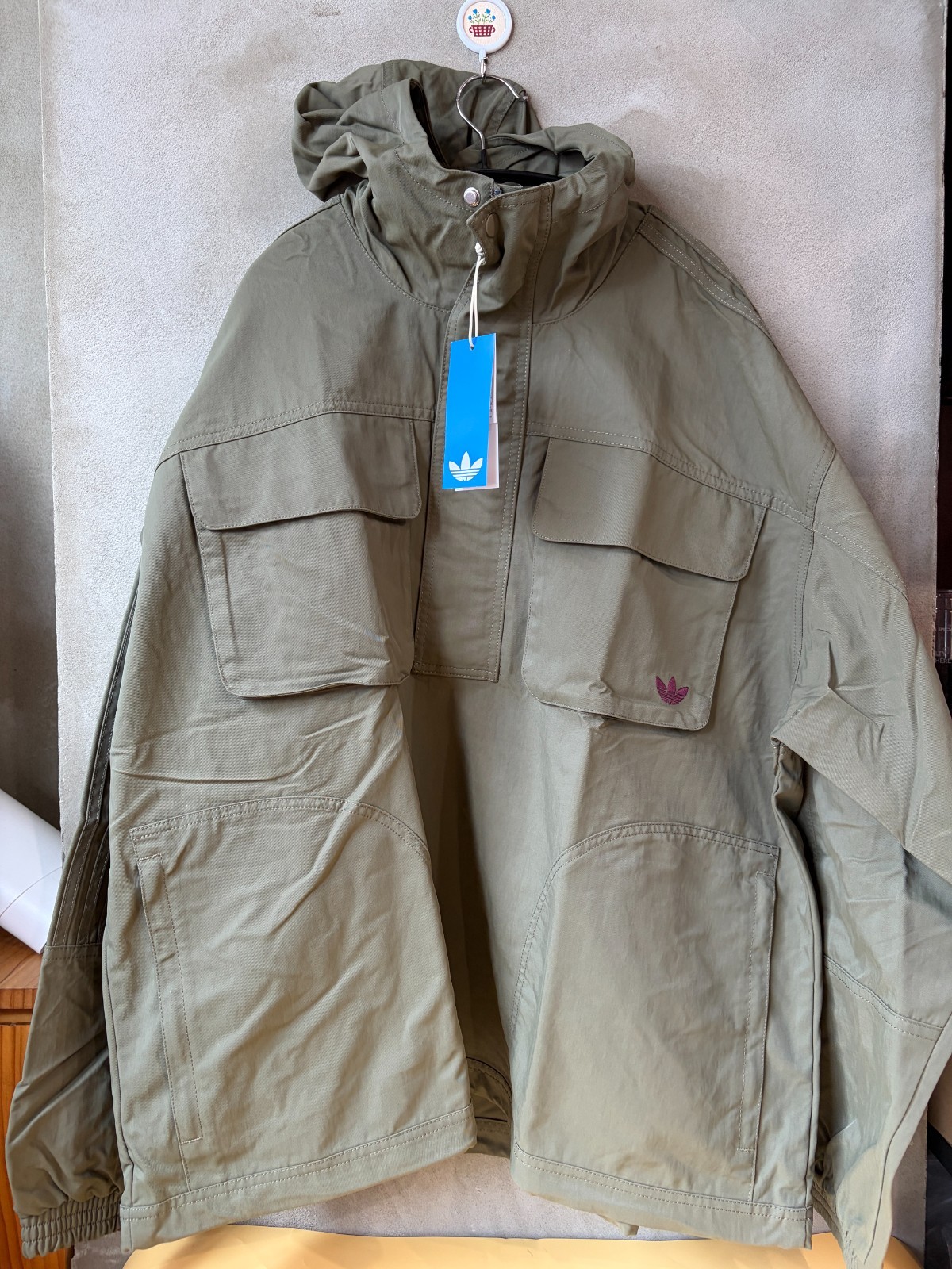 adidas Originals Britcore Parka Top Men's Casual Lifestyle Sports AsiaFit KV4445
